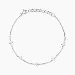 Bracelet Hope Argent Blanc - Bracelets fantaisie Femme | Marc Orian