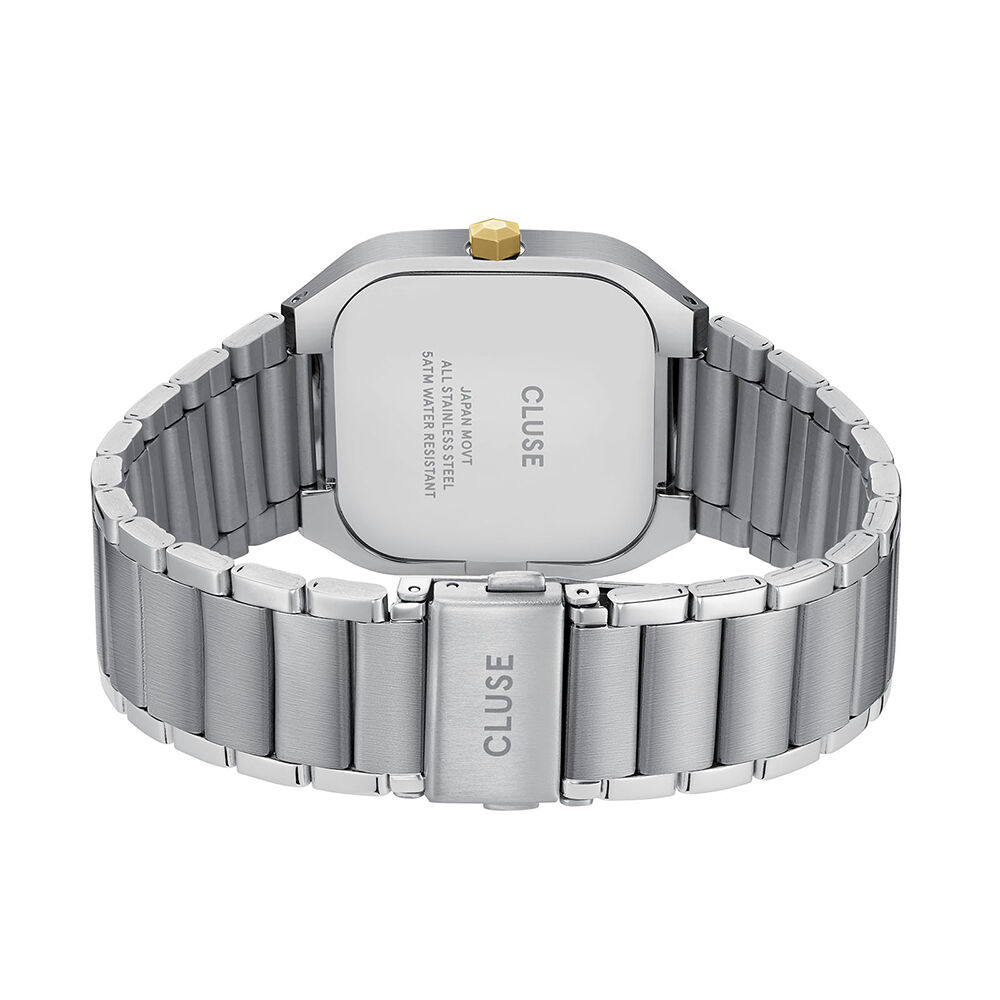 Montre Cluse Quadrus Argent&eacute; - Montres &eacute;tanches Homme | Marc Orian