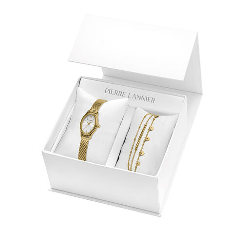 Coffret De Montre Pierre Lannier Lannier Ovalia Blanc - Coffrets de montres Femme | Marc Orian