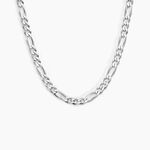Collier Vivian Argent Blanc - Chaines Homme | Marc Orian