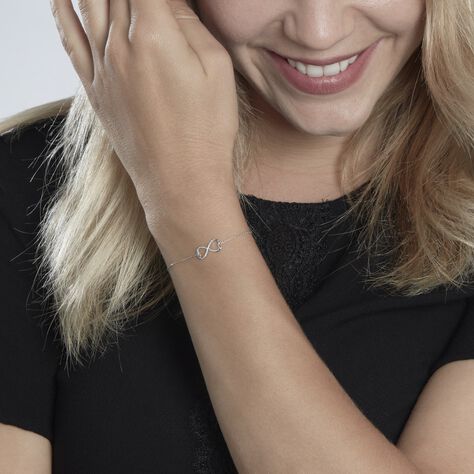 Bracelet Irmela Or Blanc Diamant - Bracelets chaînes Femme | Marc Orian