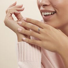 Bague Jone Or Blanc Diamant - Parure de mariage Femme | Marc Orian