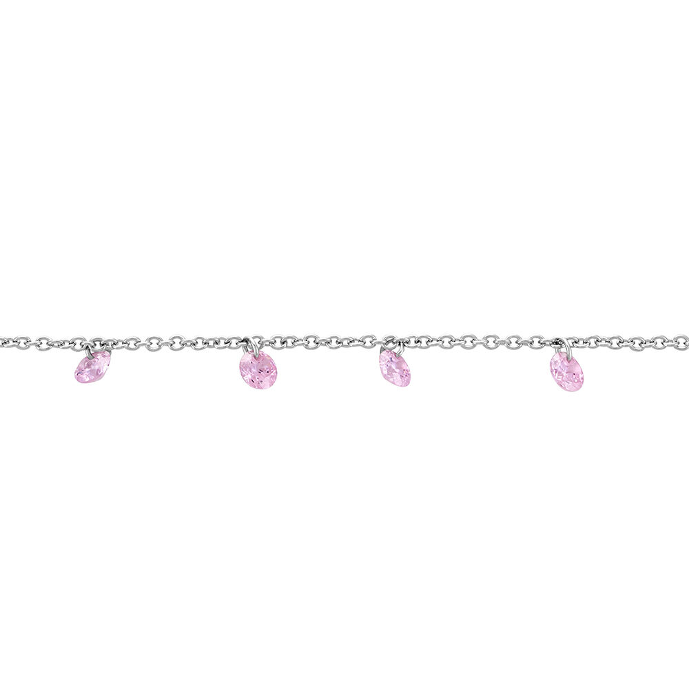 Bracelet Eartha Argent Blanc Oxyde De Zirconium - Bracelets chaînes Femme | Marc Orian