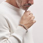 Bracelet Phebus Him Badice Acier Blanc - Bracelets cha&icirc;nes Homme | Marc Orian