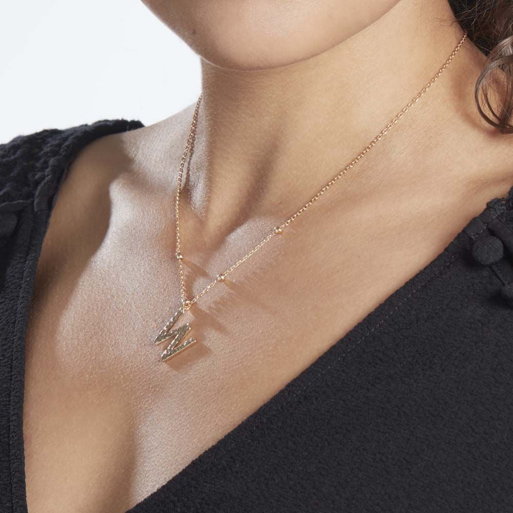 Collier Plaqué Or Jaune Lettra - Colliers fantaisie Femme | Marc Orian