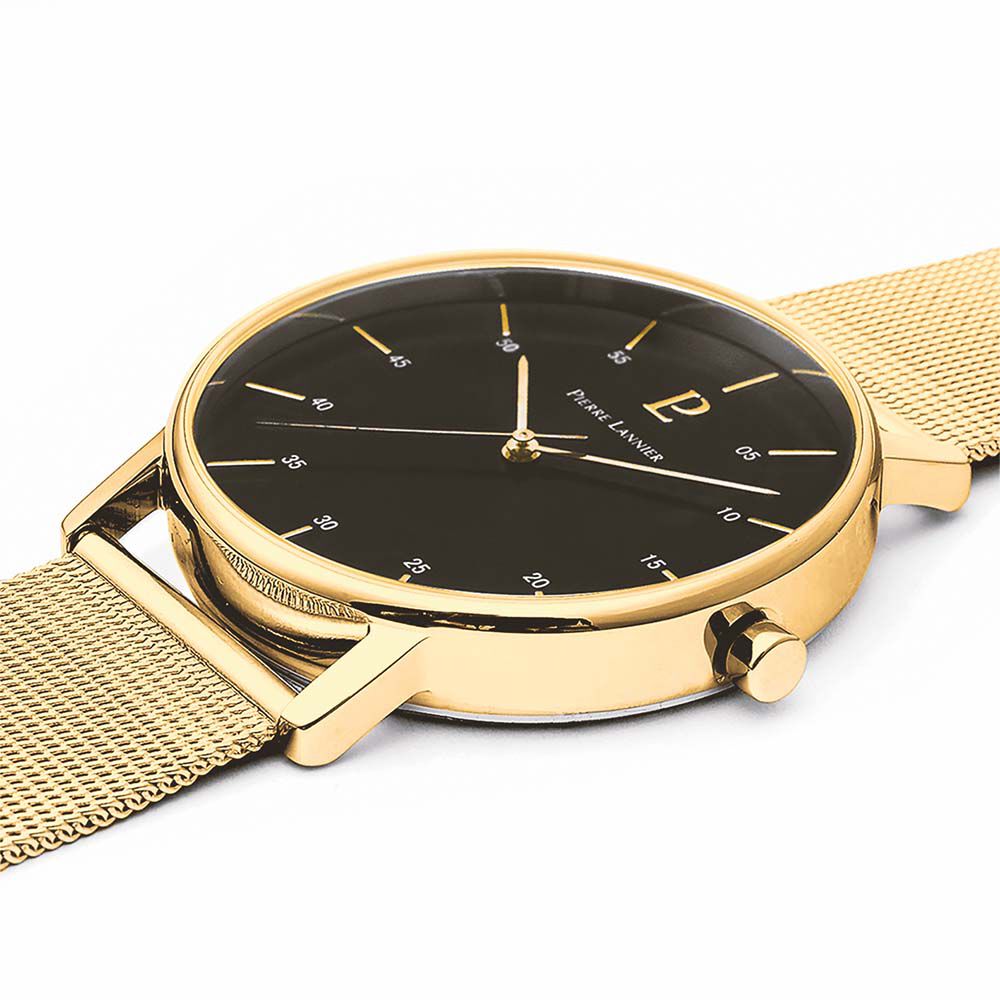 Montre Pierre Lannier Cityline Noir - Montres étanches Homme | Marc Orian
