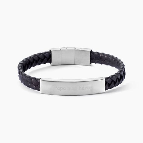 Bracelet Acier Blanc Oxanne - Bracelets cuir Homme | Marc Orian
