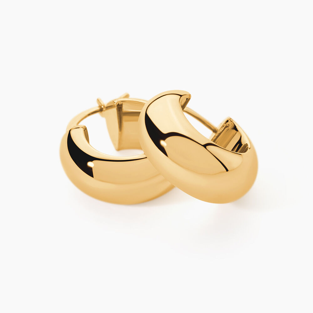 Cr&eacute;oles Telly Or Jaune - Cr&eacute;oles Femme | Marc Orian