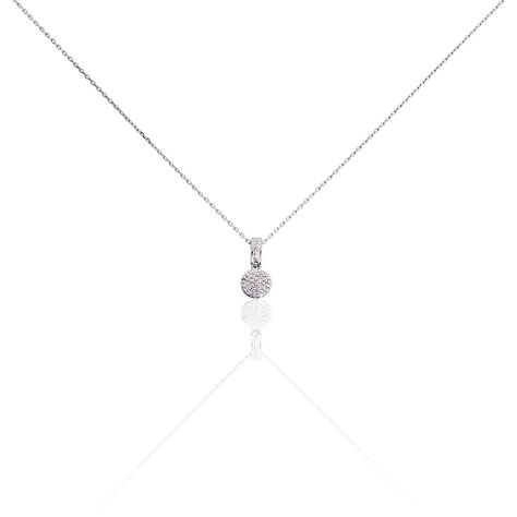 Collier Lisyae Or Blanc Diamant - Colliers avec pierres Femme | Marc Orian