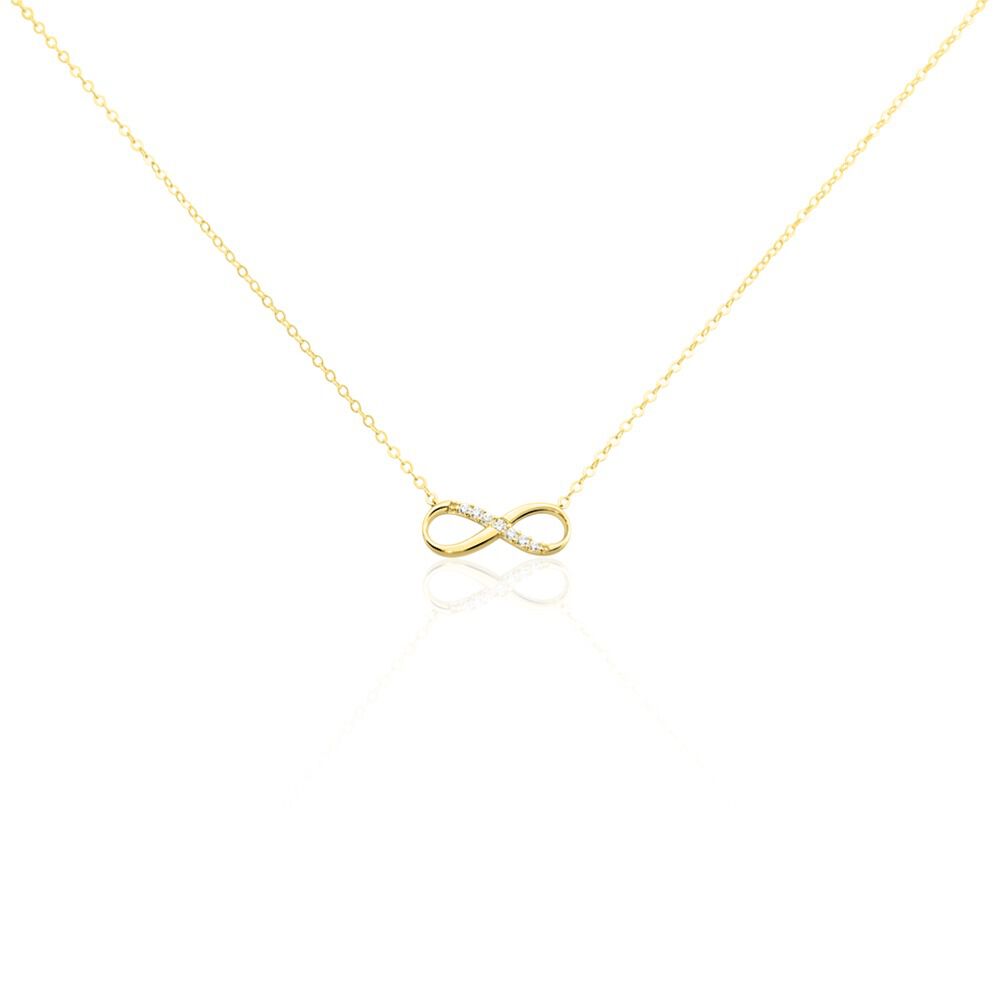 Collier Or Jaune Rosius Oxydes De Zirconium - Colliers avec pierres Femme | Marc Orian