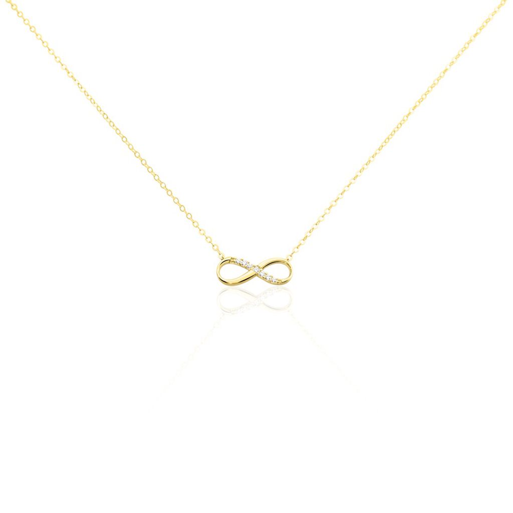 Collier Or Jaune Rosius Oxydes De Zirconium - Colliers avec pierres Femme | Marc Orian