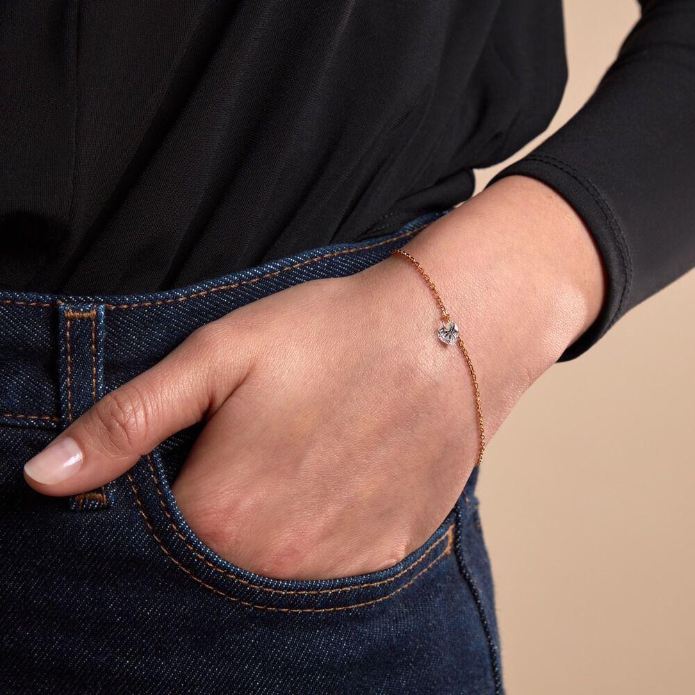 Bracelet Crush Plaqué Or Jaune Oxyde De Zirconium - Bracelets chaînes Femme | Marc Orian