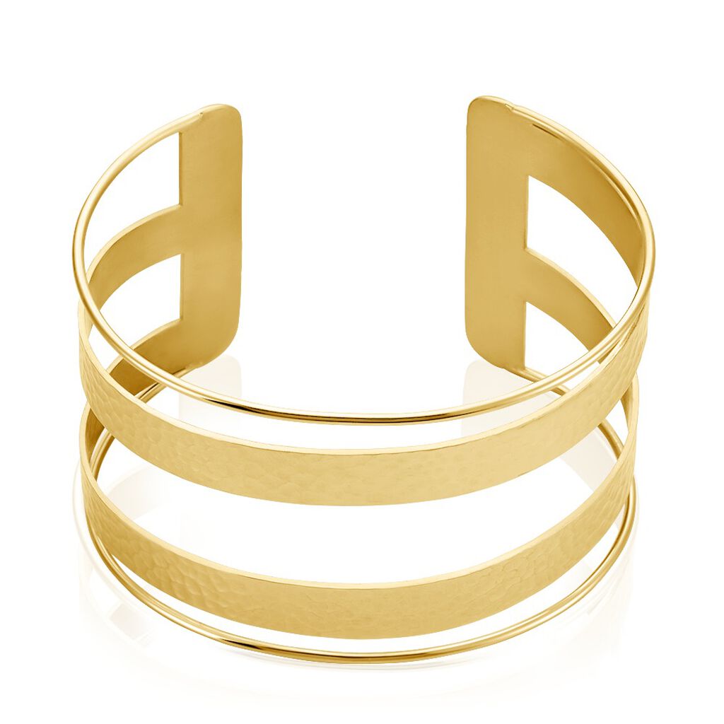 Bracelet Manchette Chita Acier Dor&eacute; - Bijoux fantaisie Femme | Marc Orian