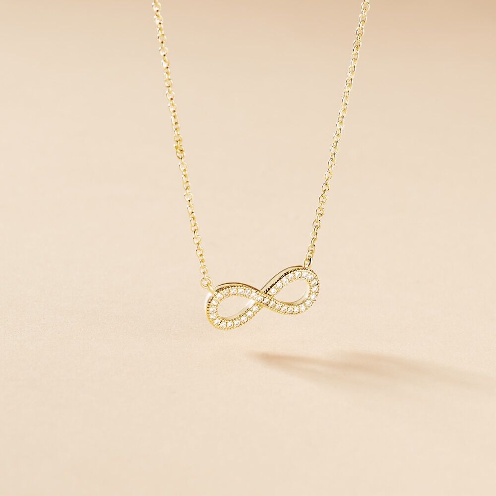 Collier Merane Plaqu&eacute; Or Jaune Oxyde De Zirconium - Colliers avec pierres Femme | Marc Orian