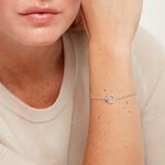 Bracelet Fant Argent Blanc Oxyde De Zirconium - Bracelets fantaisie Femme | Marc Orian