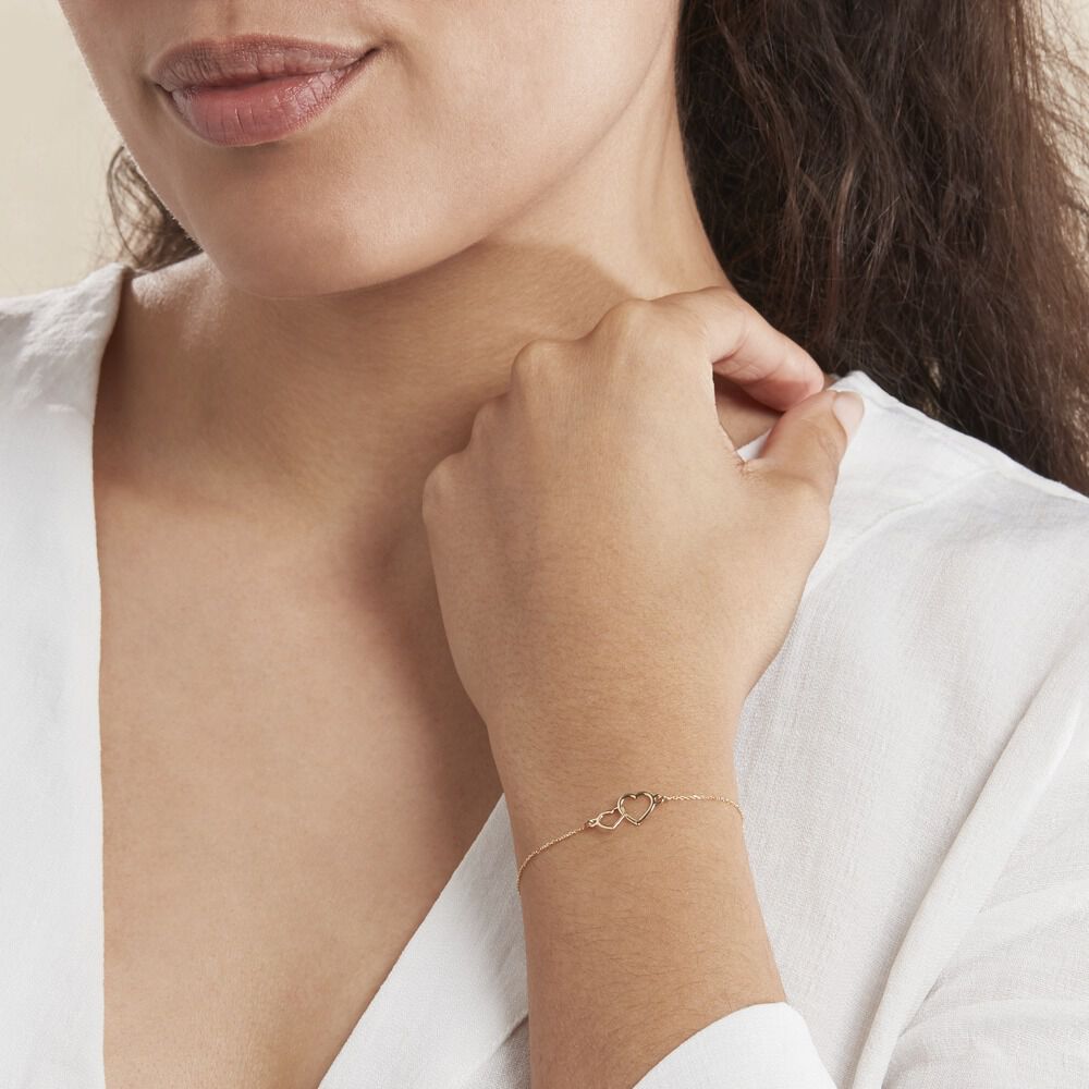 Bracelet Eleno Or Jaune - Bracelets Anneaux Entrelaces Femme | Marc Orian