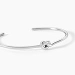 Bracelet Jonc Haria Argent Blanc - Bracelets joncs Femme | Marc Orian