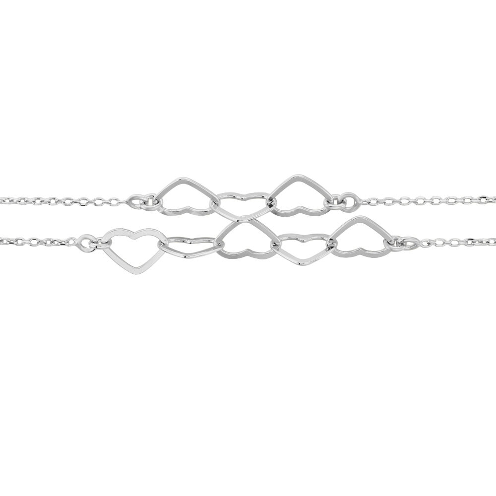 Bracelet Chiara Argent Blanc - Bracelets chaînes Femme | Marc Orian