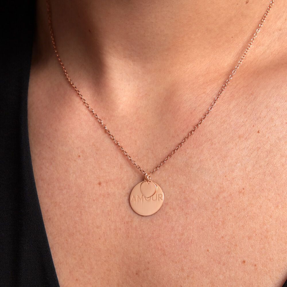 Collier Eternelle Argent Rose - Colliers ete Femme | Marc Orian