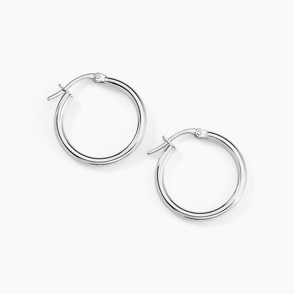 Créoles Verania Or Blanc - Créoles Femme | Marc Orian