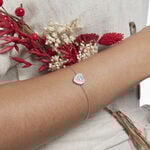 Bracelet Lumineuse Argent Blanc Oxyde De Zirconium - Bracelets fantaisie Femme | Marc Orian