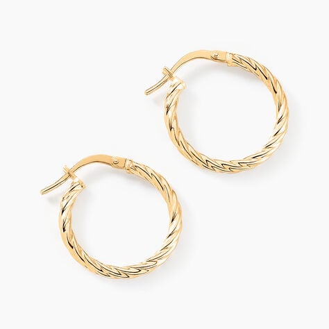 Cr&eacute;oles Bartimee Or Jaune - Cr&eacute;oles Femme | Marc Orian