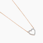 Collier Maude Or Rose Diamant - Colliers avec pierres Femme | Marc Orian