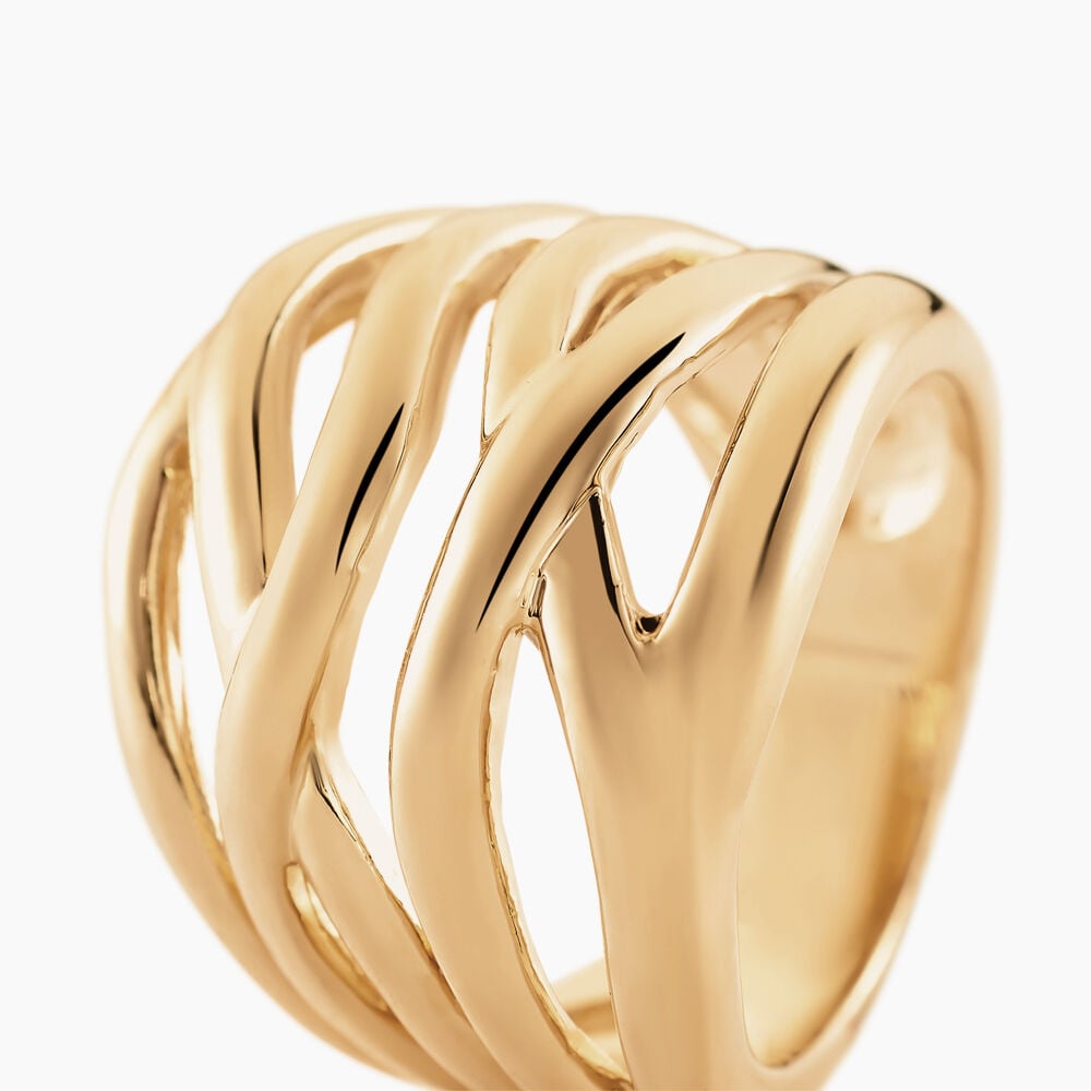 Bague Ariane Plaqu&eacute; Or Jaune - Bagues dor&eacute;es Femme | Marc Orian