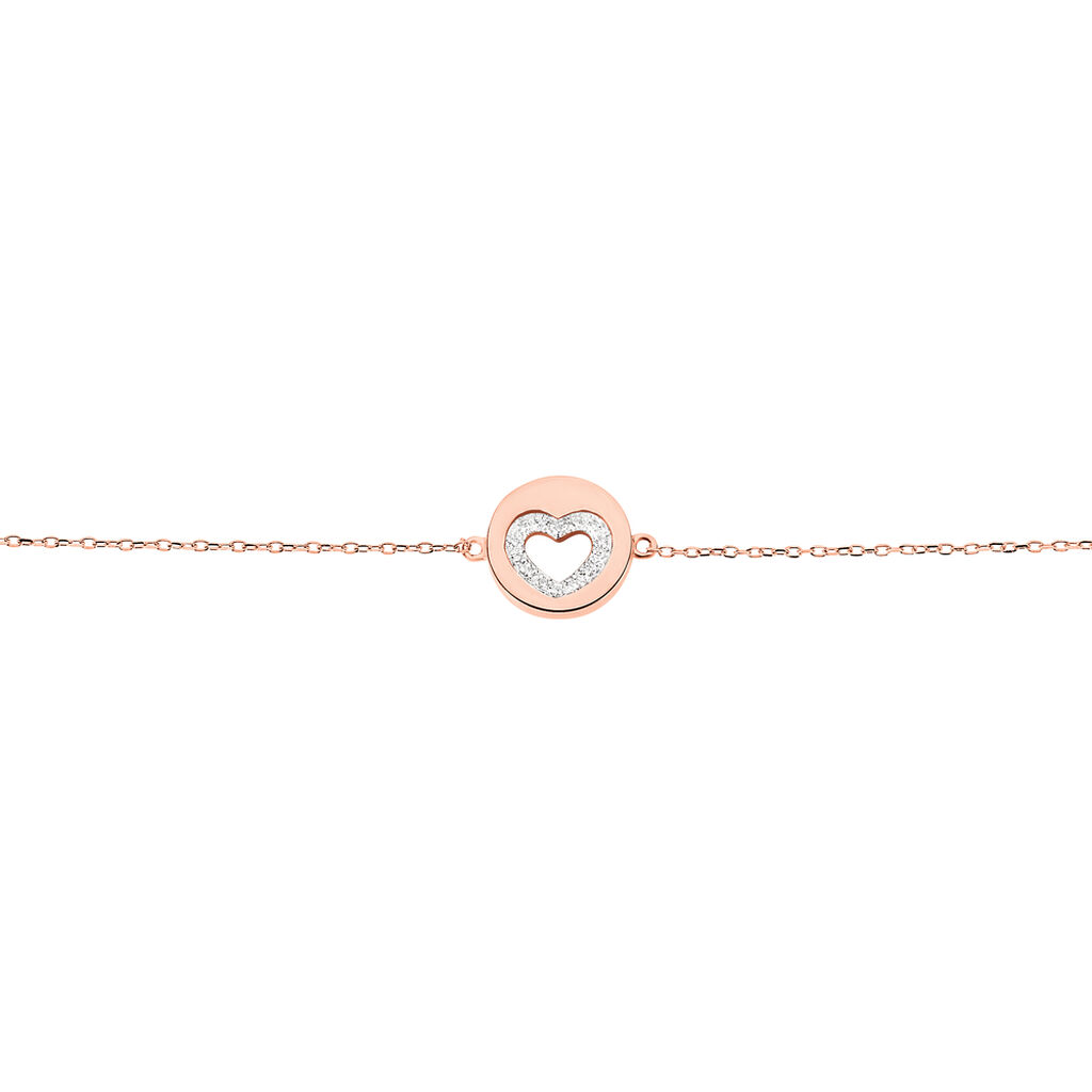 Bracelet Rosalina Or Rose Diamant - Bracelets chaînes Femme | Marc Orian