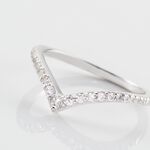 Bague Pricila Argent Blanc Oxyde De Zirconium - Bijoux fantaisie Femme | Marc Orian