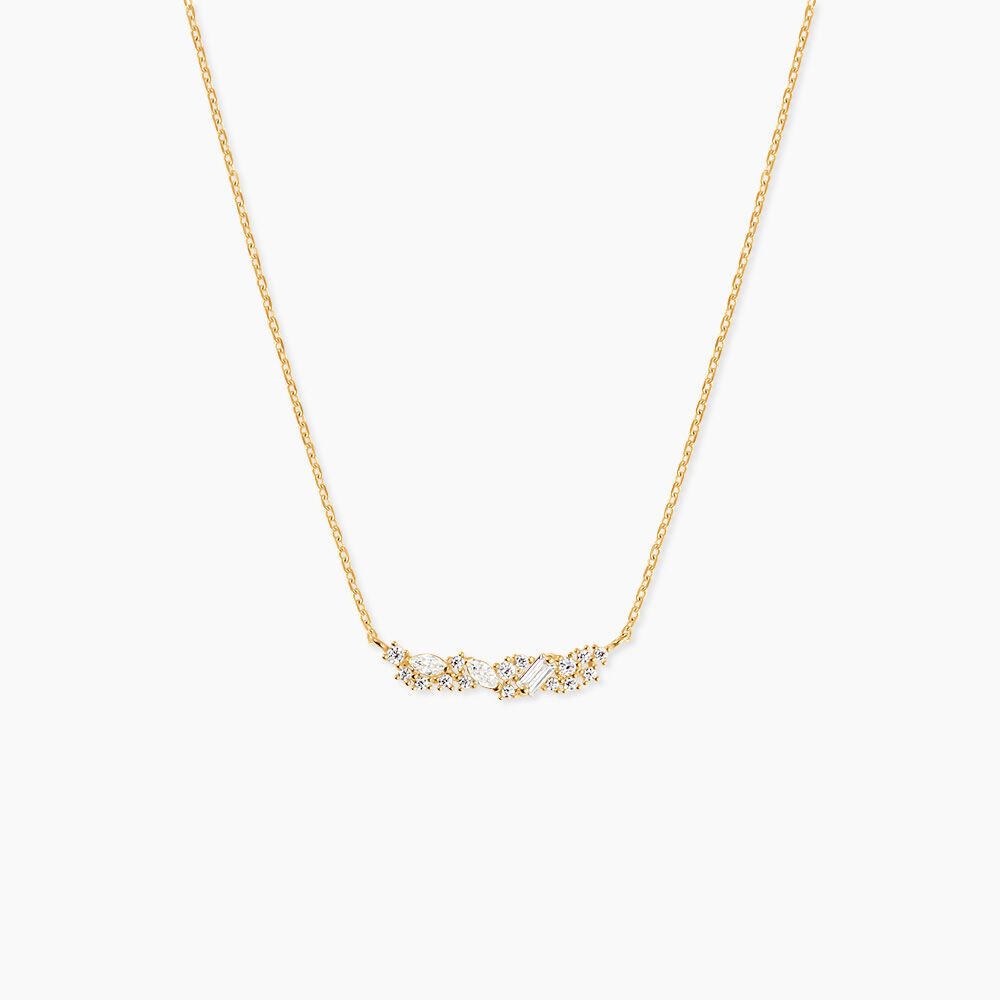 Collier Dietlinde Or Jaune Oxyde De Zirconium - Colliers avec pierres Femme | Marc Orian