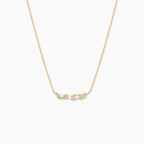Collier Dietlinde Or Jaune Oxyde De Zirconium - Colliers avec pierres Femme | Marc Orian