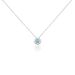 Collier Aurel Argent Blanc Turquoise Oxyde De Zirconium - Colliers avec pierres Femme | Marc Orian