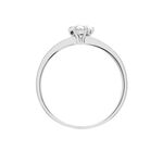 Bague Magnolia Or Blanc Diamant - Bagues pierres pr&eacute;cieuses Femme | Marc Orian