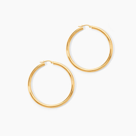 Cr&eacute;oles Or Jaune Rond - Cr&eacute;oles Femme | Marc Orian