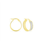 Cr&eacute;oles Lolly Or Bicolore - Cr&eacute;oles Femme | Marc Orian