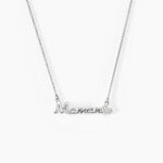 Collier Rera Argent Blanc Oxyde De Zirconium - Colliers avec pierres Femme | Marc Orian