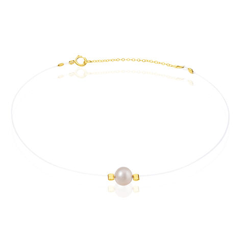 Bracelet Esmeralde Or Jaune Perle De Culture - Bracelets chaînes Femme | Marc Orian