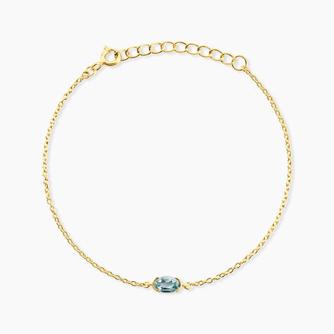 Bracelet Poem Argent Jaune Topaze - Bracelets fantaisie Femme | Marc Orian