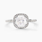 Bague Adrienne Or Blanc Oxyde De Zirconium - Solitaires Femme | Marc Orian