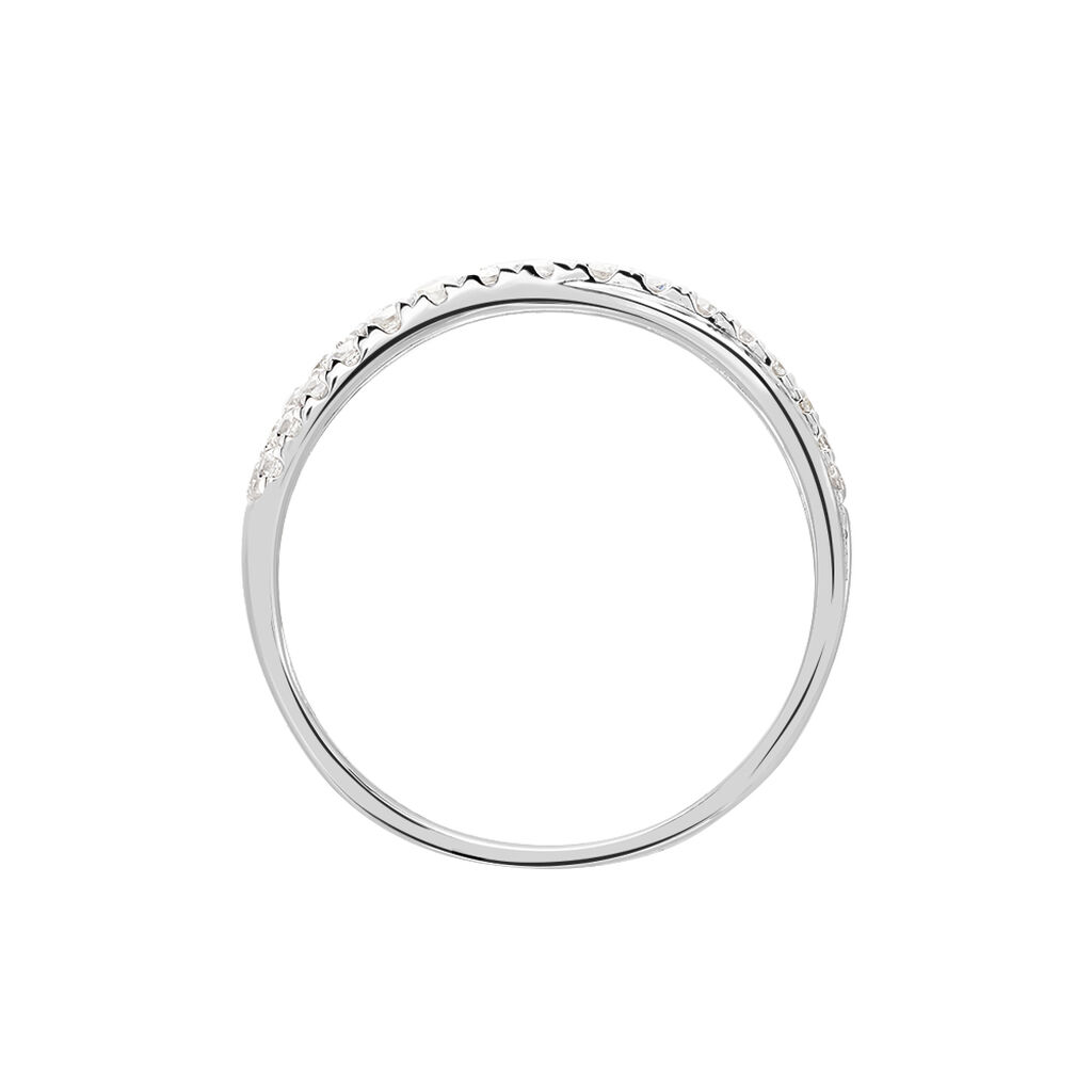 Bague Aglae Or Blanc Oxyde De Zirconium - Bagues Femme | Marc Orian