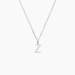 Pendentif Ionia Lettre Or Blanc - Pendentifs Famille | Marc Orian