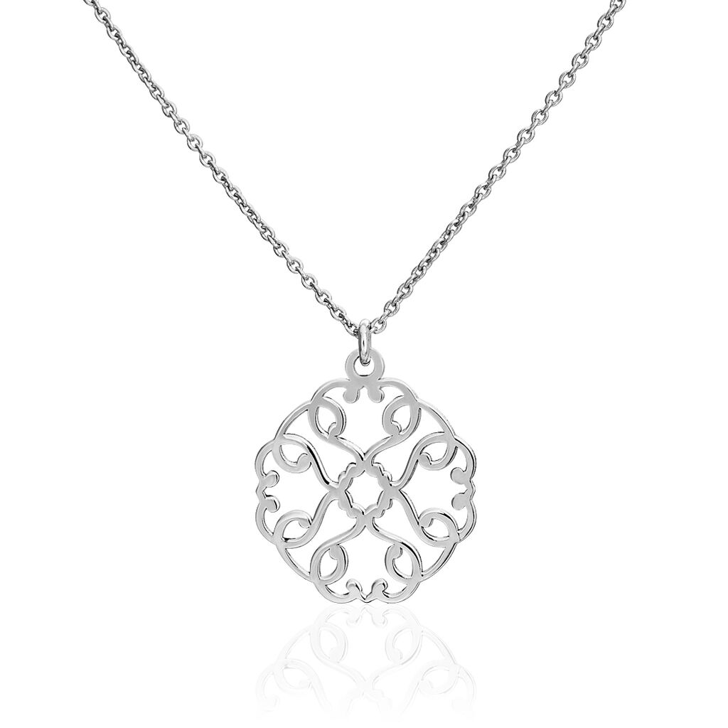 Collier Lev Argent Blanc - Colliers fantaisie Femme | Marc Orian