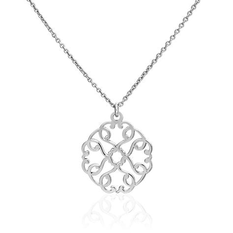 Collier Lev Argent Blanc - Colliers fantaisie Femme | Marc Orian
