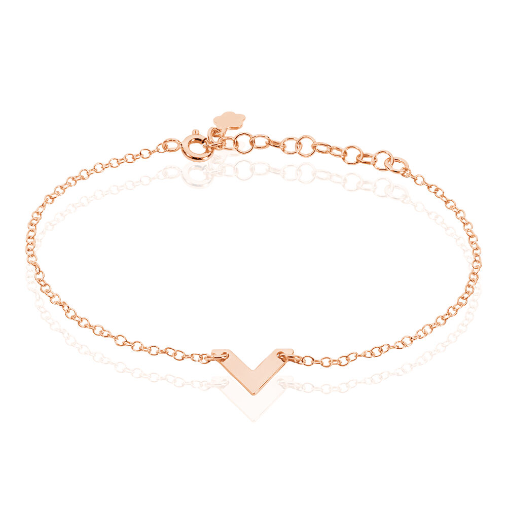 Bracelet Veroniica Argent Rose - Bracelets chaînes Femme | Marc Orian