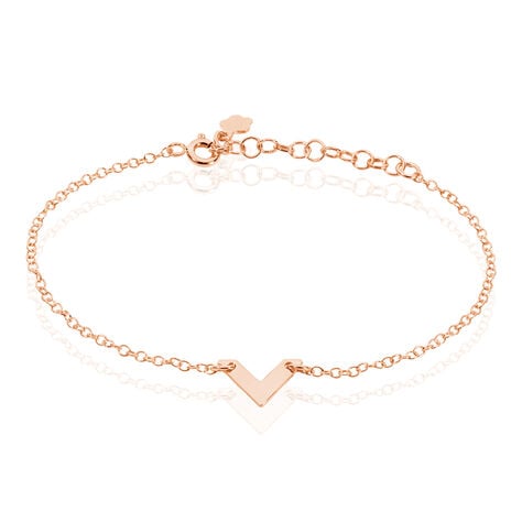 Bracelet Veroniica Argent Rose - Bracelets chaînes Femme | Marc Orian