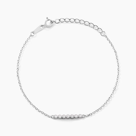 Bracelet Aryles Argent Blanc Oxyde De Zirconium - Bracelets fantaisie Femme | Marc Orian