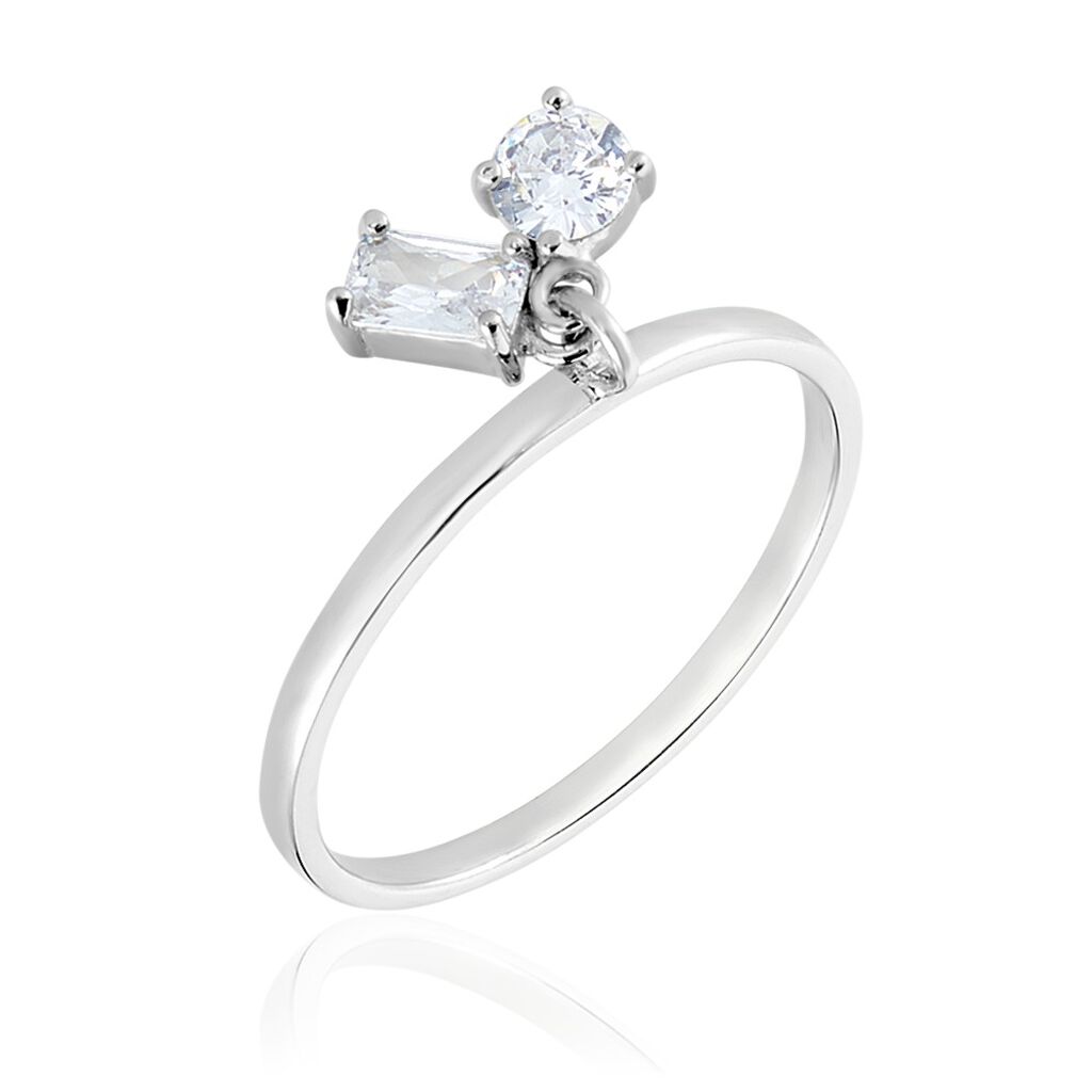 Bague Aoibhin Argent Blanc Oxyde De Zirconium - Bijoux fantaisie Femme | Marc Orian