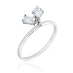 Bague Aoibhin Argent Blanc Oxyde De Zirconium - Bijoux fantaisie Femme | Marc Orian