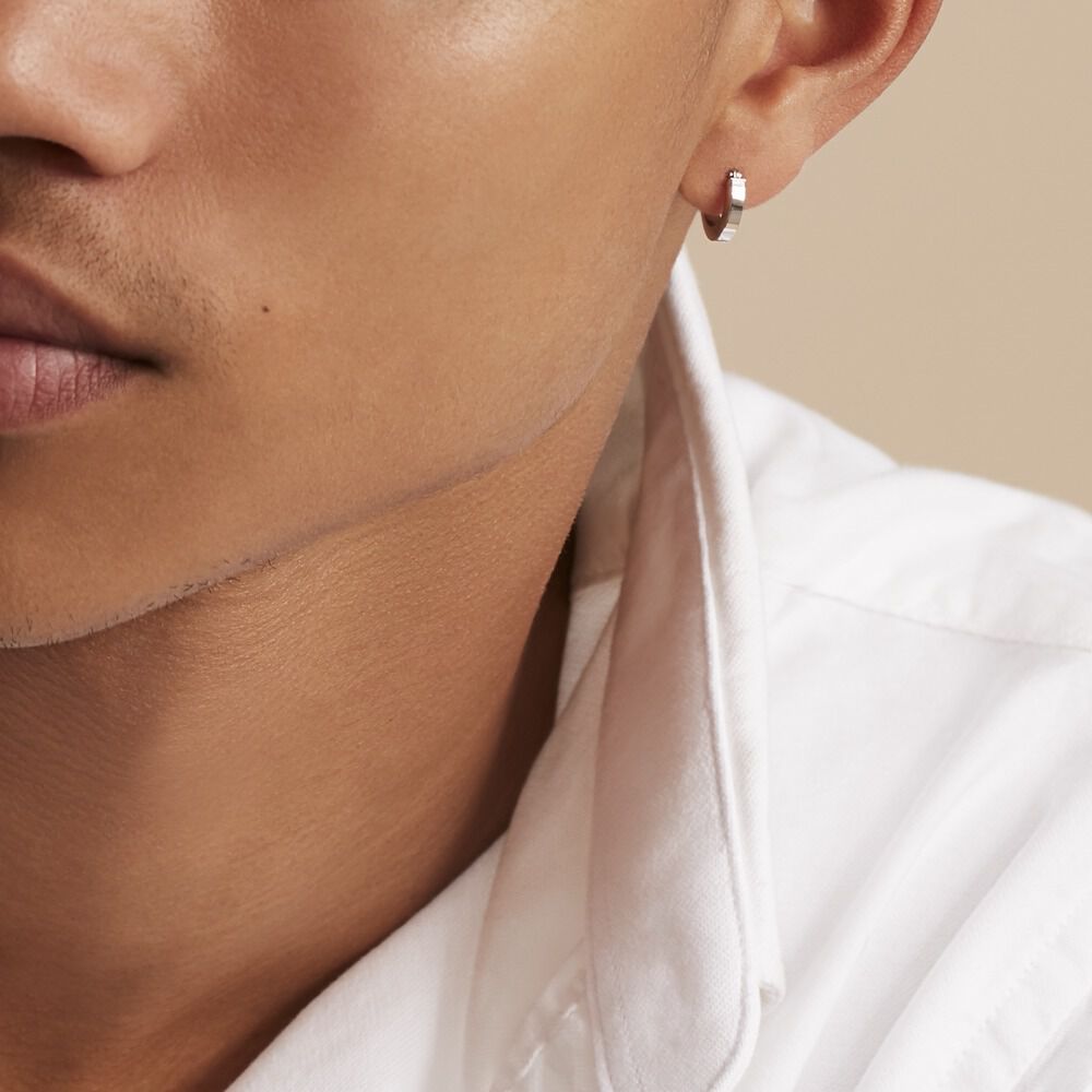 Créole Unitaire Agrippina Or Blanc - Piercings d'oreilles Famille | Marc Orian